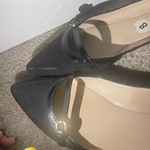 Nine West pointed ballet flat size 8